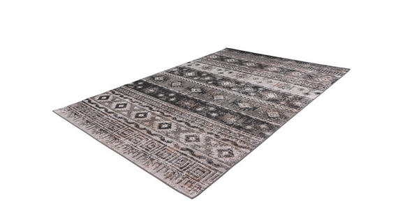 FLACHWEBETEPPICH 120/170 cm Grau  - Grau, Design, Textil (120/170cm) - Novel