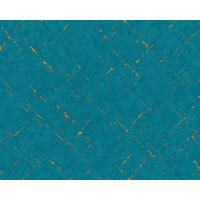 VINILNA TAPETA - zlate barve/modra, Basics, papir (53*1000cm)