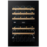 WEINKÜHLSCHRANK DVN-44.120DB.TO  - Schwarz, Basics, Glas/Holz (59/88,2/57,1cm)