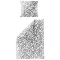 BETTWÄSCHE Makosatin 155/220 cm  - Grauweiß, Design, Textil (155/220cm) - Bierbaum