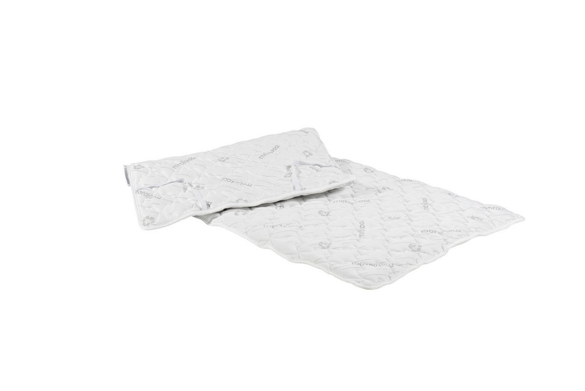 POSTELJNI NADVLOŽEK - bela, Design, tekstil (200/90cm) - Meblojogi