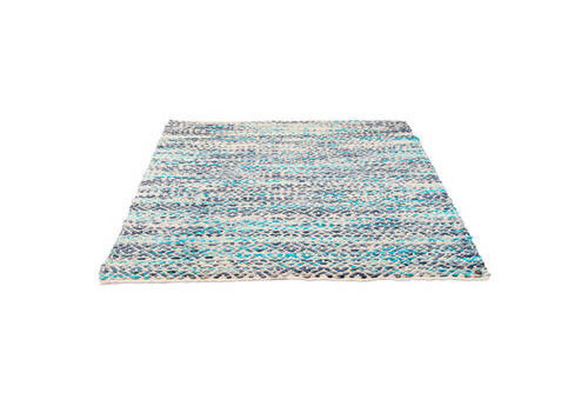 HANDWEBTEPPICH 160/230 cm Blau  - Blau, Basics, Textil (160/230cm) - Tom Tailor