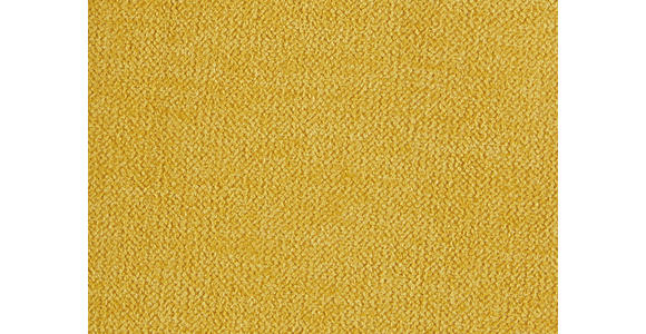 ECKSOFA in Chenille Currygelb 240/308 cm - Currygelb/Schwarz, Design, Textil/Metall (240/308cm) - Xora