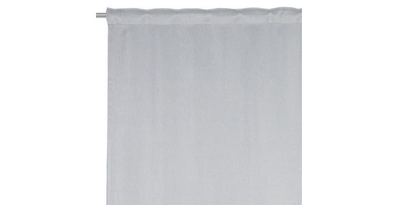 FERTIGVORHANG CAVA 140/245 cm   - Silberfarben, KONVENTIONELL, Textil (140/245cm) - Dieter Knoll