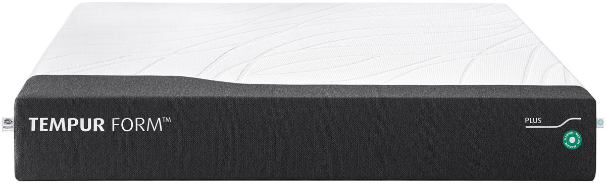 MATRATZE MEDIUM FORM PLUS-MEDIUM 140/200 cm Höhe ca. 25 cm  - Anthrazit/Weiß, Basics, Textil (140/200cm) - Tempur