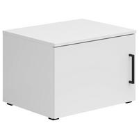 SZEKRÉNYRÁTÉT  - fekete/fehér, Modern, műanyag/faalapú anyag (50/35/40cm) - Carryhome