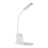 LED-SCHREIBTISCHLEUCHTE 34/8,5/45 cm   - Opal/Weiß, Design, Kunststoff (34/8,5/45cm) - Globo