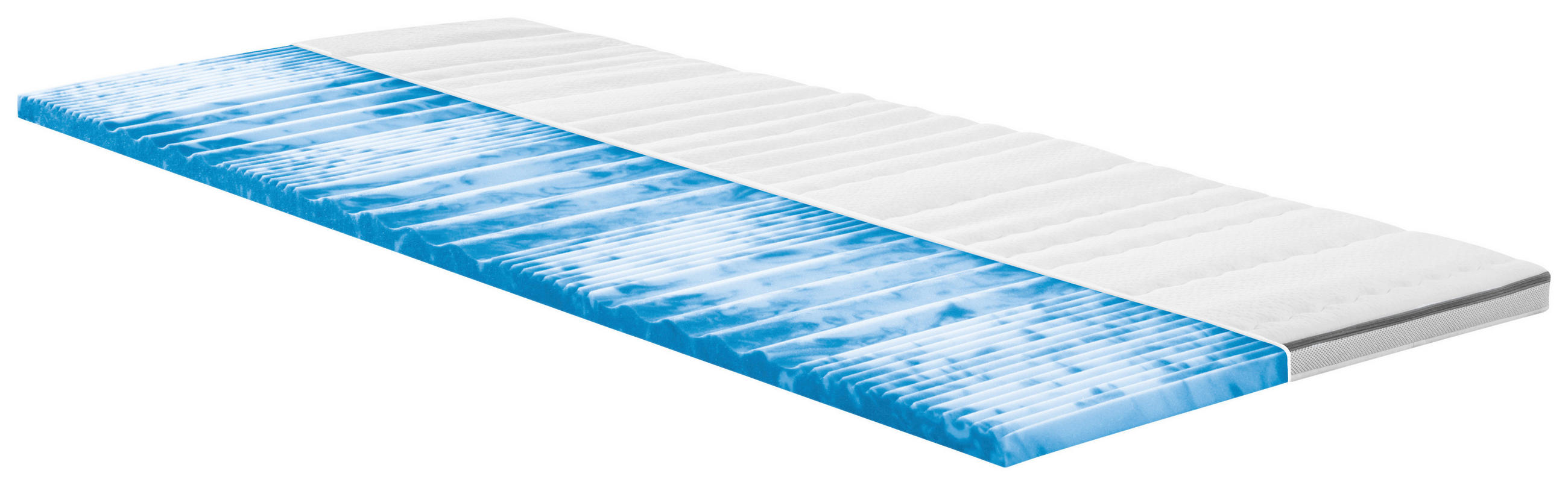 TOPPER 160/200 cm Höhe ca. 5 cm  - Weiß, Basics, Textil (160/200cm) - Modante