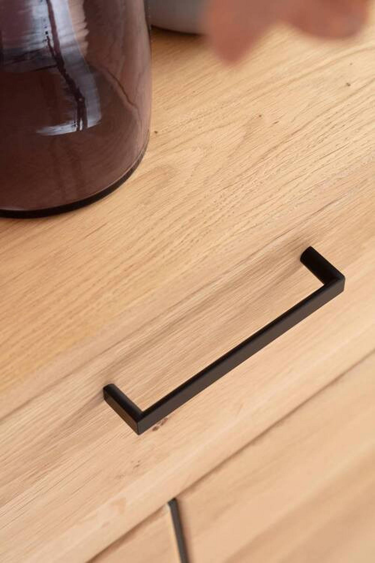 GARDEROBE 6-teilig  in 150/198/40 cm  - Eichefarben/Anthrazit, Natur, Holz/Holzwerkstoff (150/198/40cm)