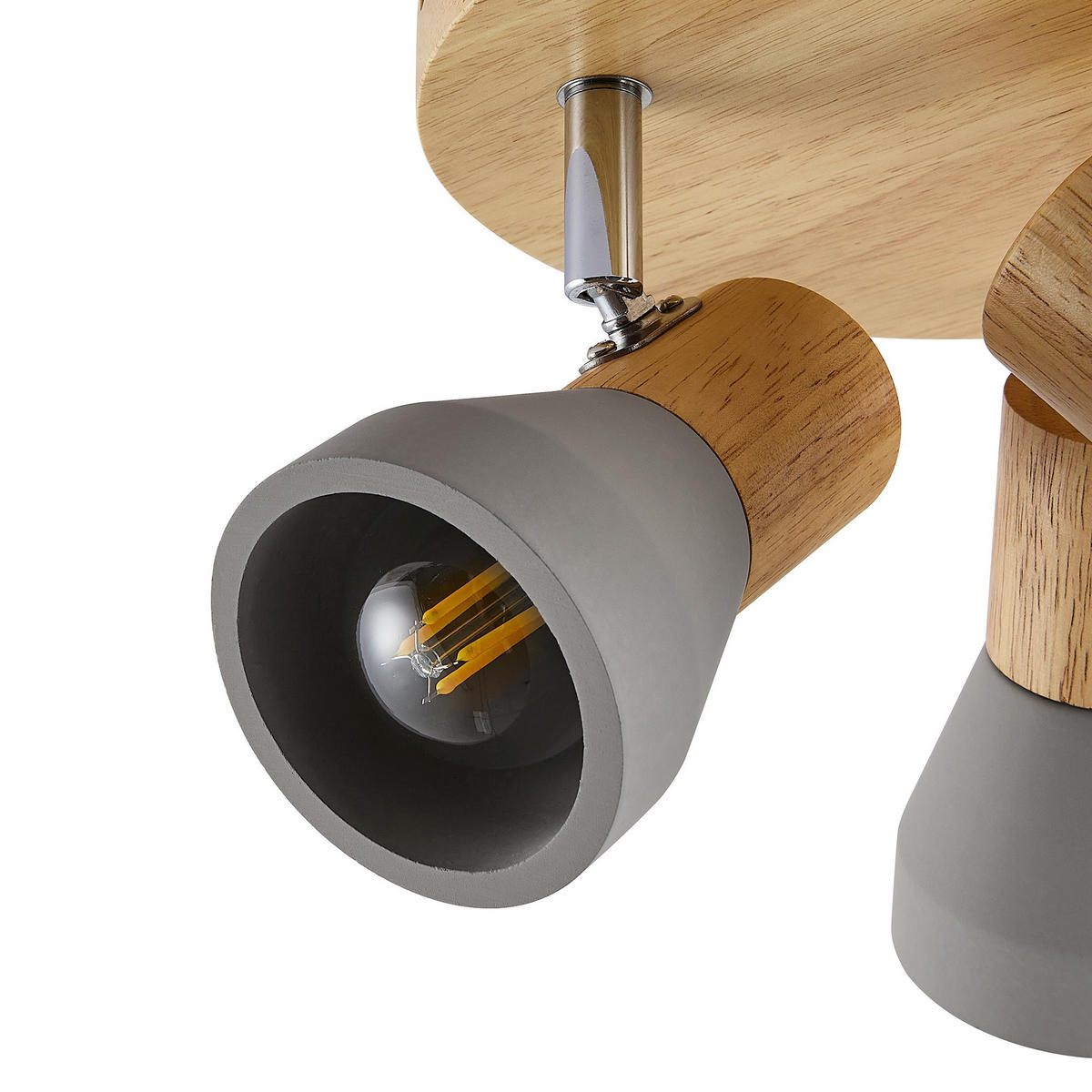 STRAHLER Alina 27/17 cm  - Eschefarben/Grau, Natur, Holz/Stein (27/17cm) - Novel