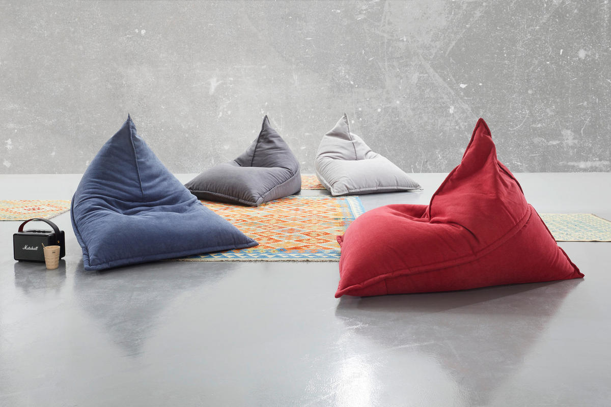 SITZSACK Webstoff Graphitfarben 250 L  - Graphitfarben, KONVENTIONELL, Textil (98/80/125cm) - Xora