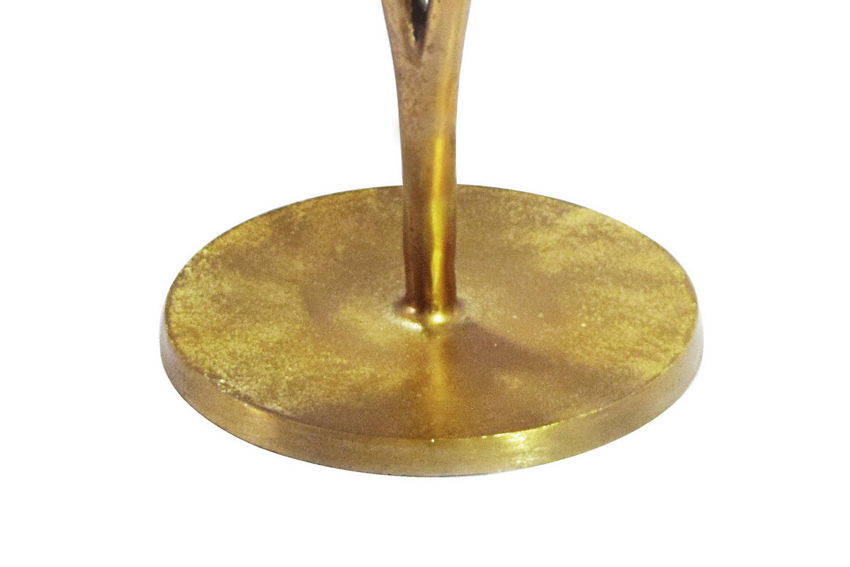 KISASZTAL fém 57/30/57 cm  - aranyszínű, Design, fém (57/30/57cm) - Livetastic
