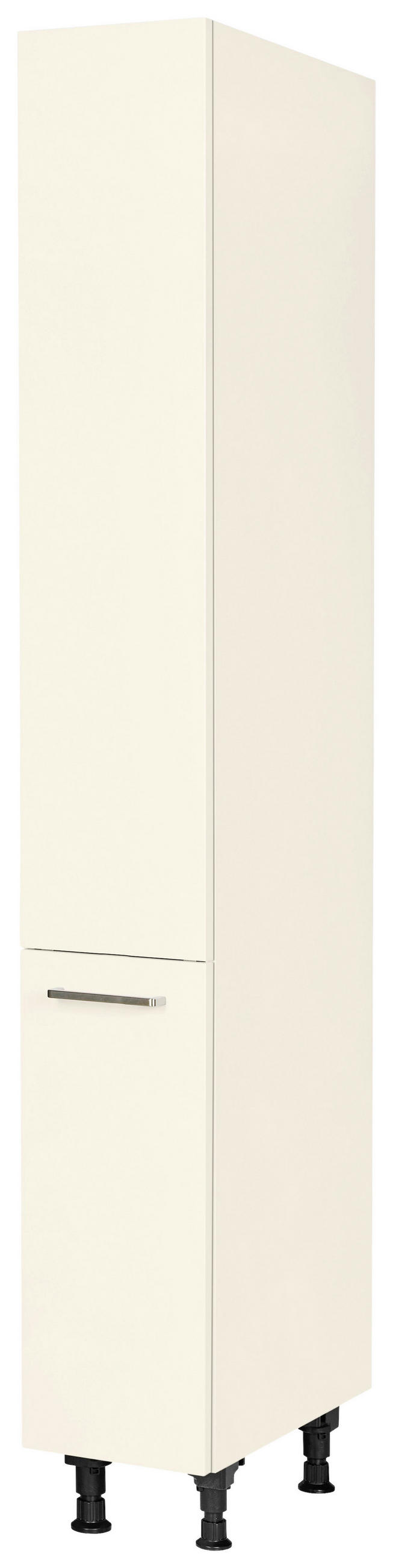 APOTHEKERSCHRANK 30/216,6/58 cm  in Magnolie  - Edelstahlfarben/Magnolie, MODERN, Holzwerkstoff/Metall (30/216,6/58cm) - Nobilia