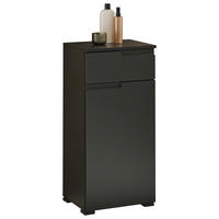 SPODNÁ SKRINKA, čierna, čierna, 40/85/32 cm - čierna, Modern, kompozitné drevo/plast (40/85/32cm) - MID.YOU