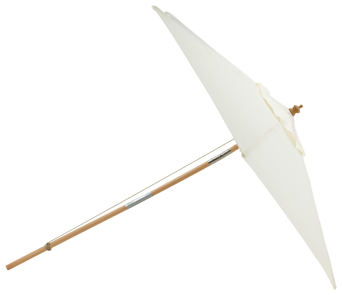 SONNENSCHIRM  250/232 cm  - Weiß, KONVENTIONELL (250/232cm) - Gardenson