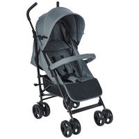 BUGGY Madrid  - Dunkelgrau/Schwarz, Basics, Kunststoff/Textil (79/51/105cm) - My Baby Lou