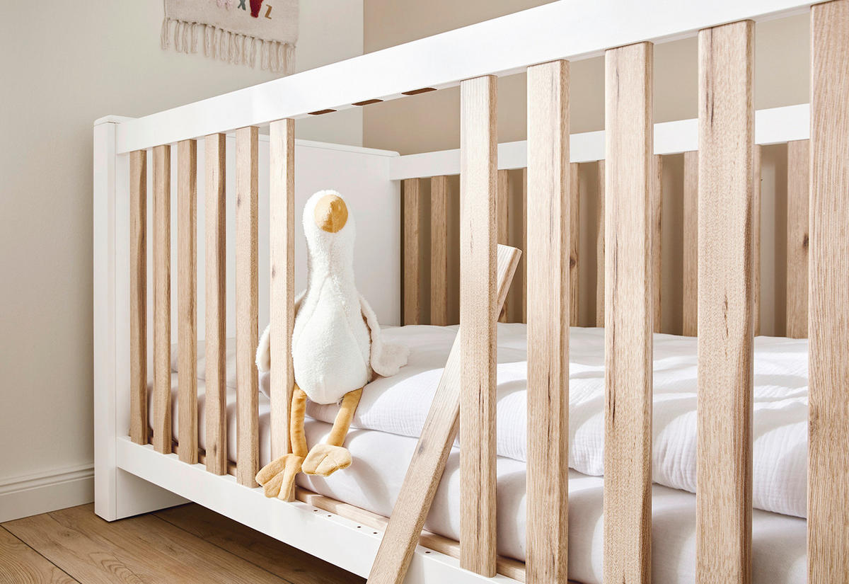 BABYZIMMER LOVA  - Naturfarben/Weiß, Basics, Holz - Pinolino