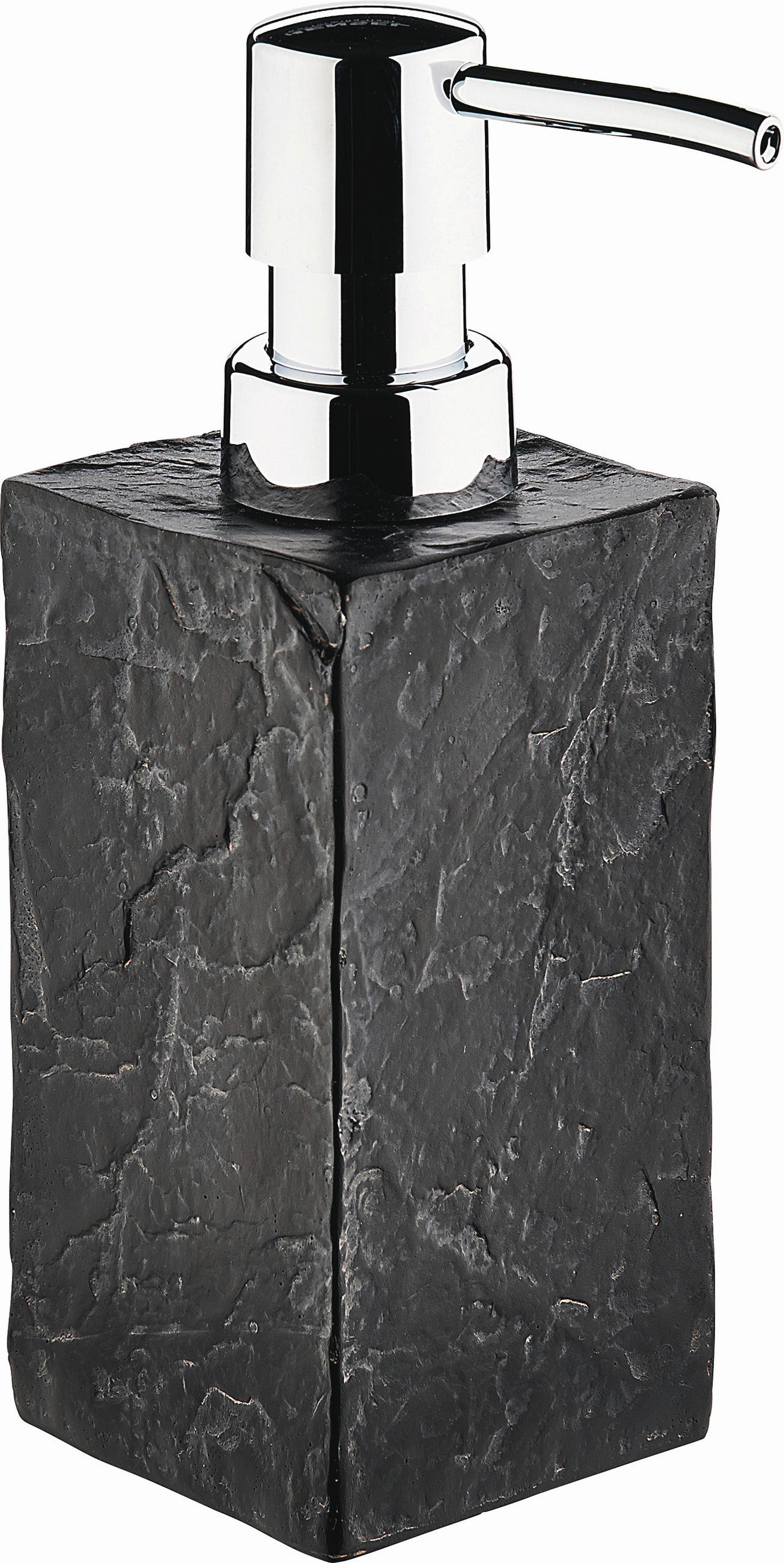 Wenko Seifenspender Slate Rock Schiefer 6.3x16x6.3 cm