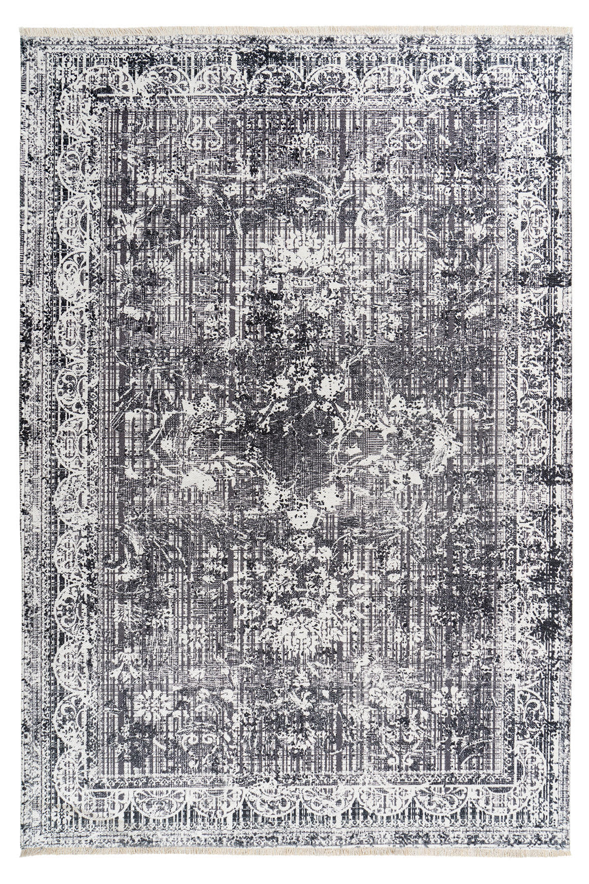 FLACHWEBETEPPICH 75/150 cm  - Grau, Design, Textil (75/150cm) - Novel