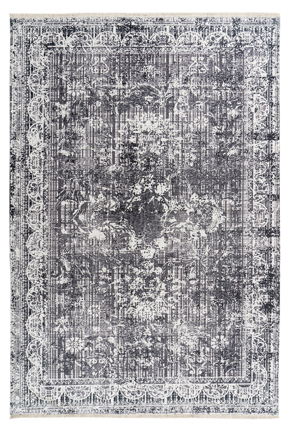 FLACHWEBETEPPICH 75/150 cm My Valencia  - Grau, Design, Textil (75/150cm) - Novel