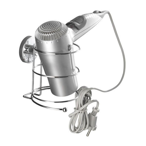 HAARTROCKNERHALTER  - Chromfarben, Basics, Metall - Wenko