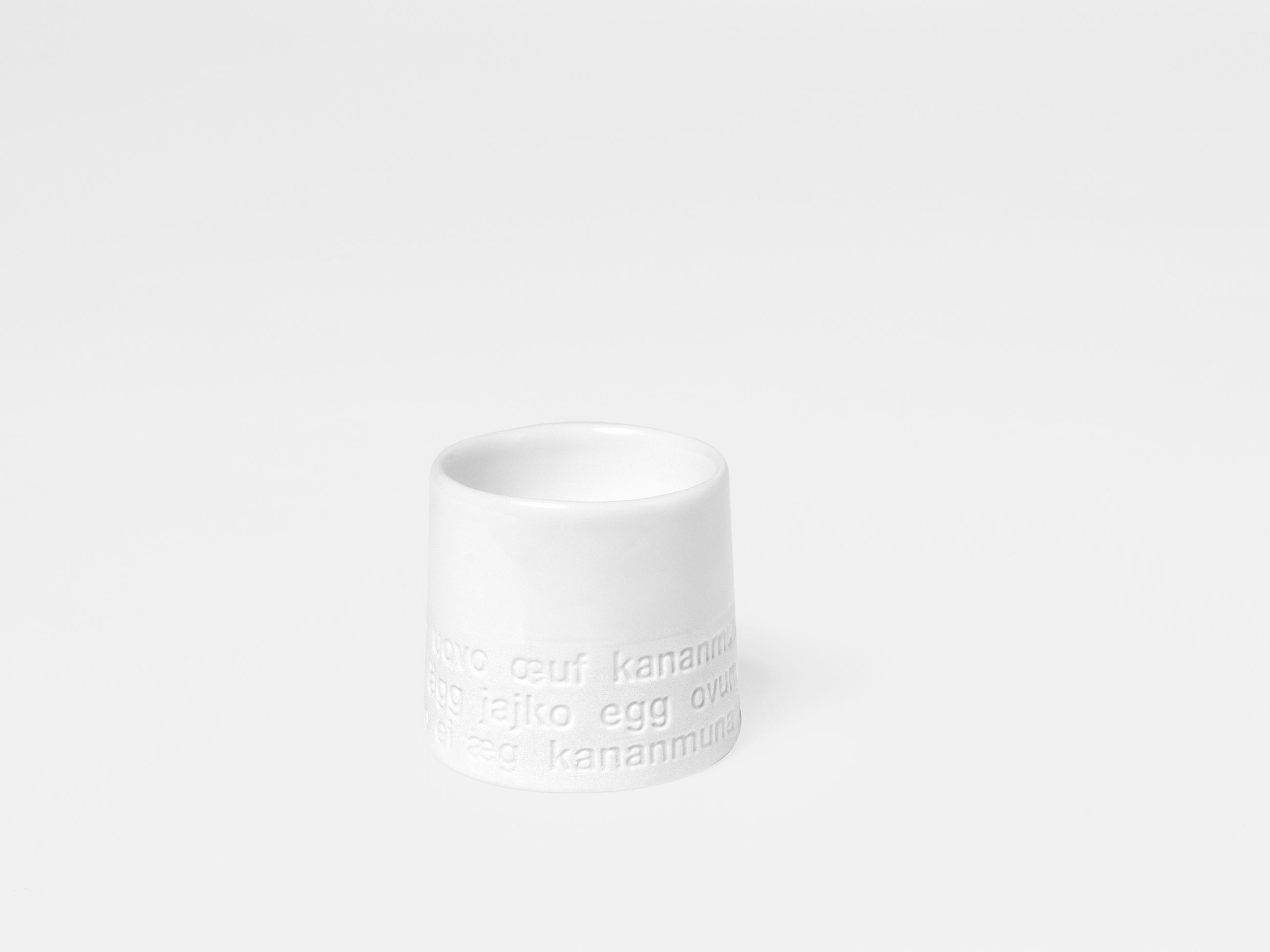 EIERBECHER Keramik  - Weiss, Basics, Keramik (5,5/5cm) - Räder