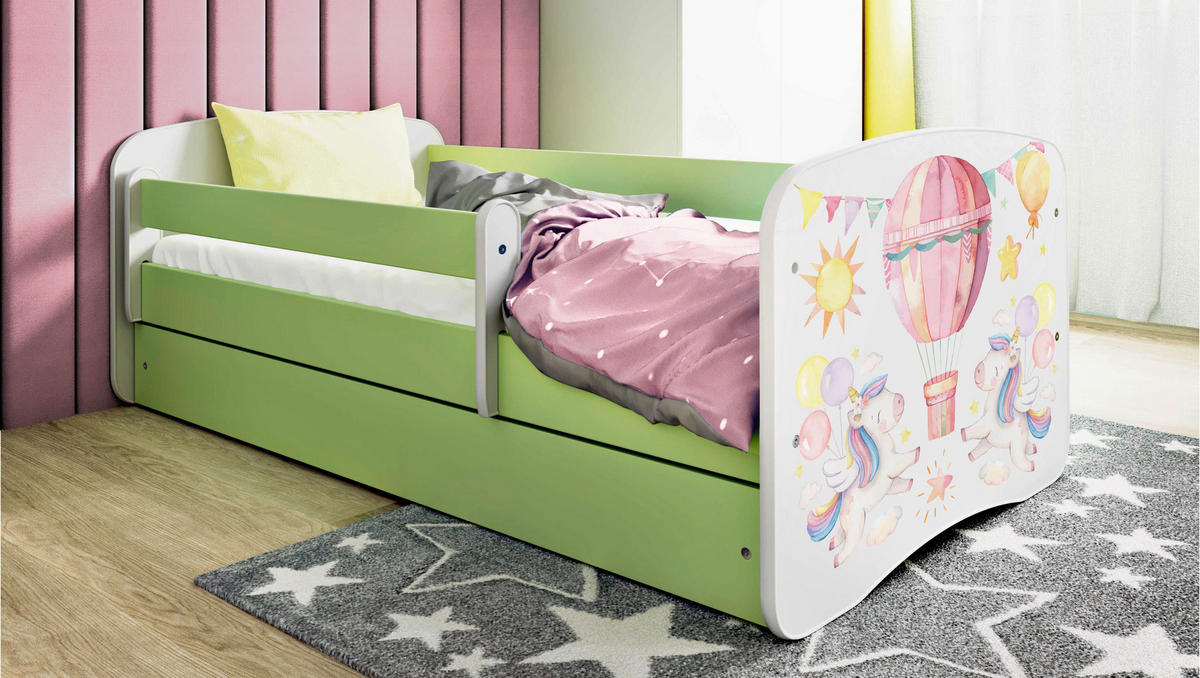 KINDER-/JUNIORBETT - Birkefarben/Weiß, MODERN, Holz/Holzwerkstoff (80/160cm) - MID.YOU