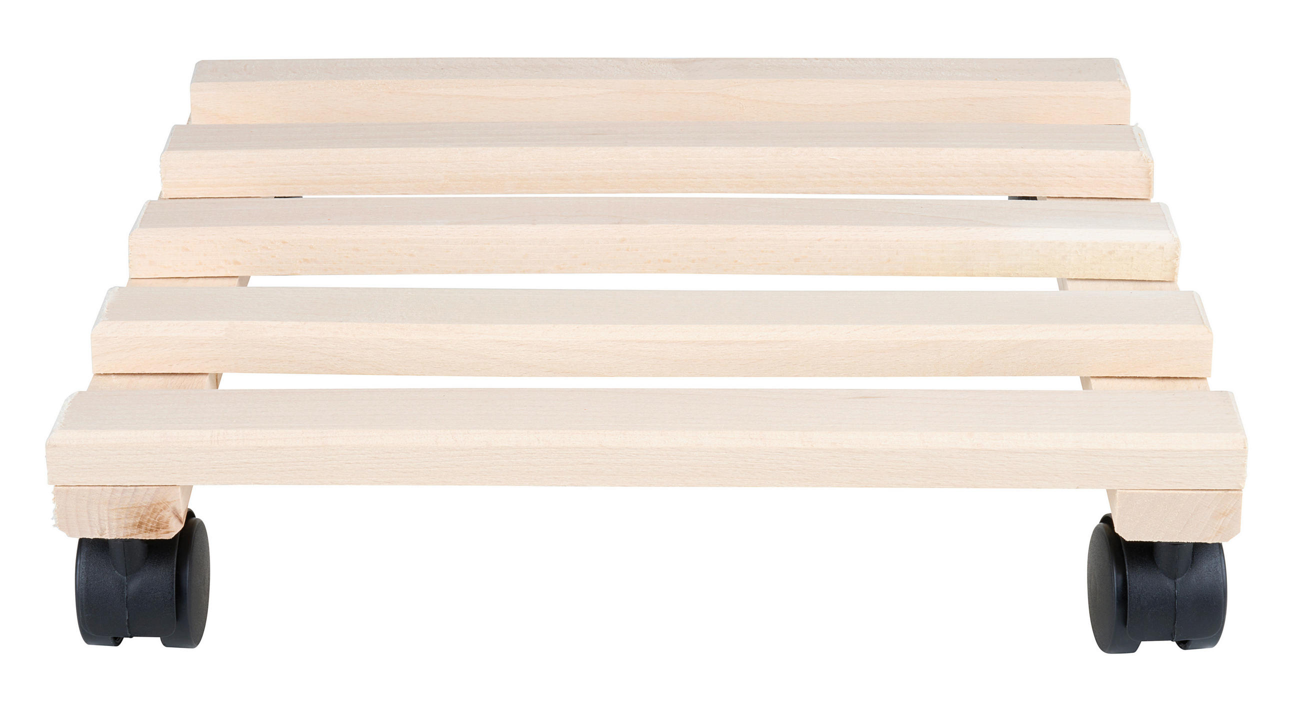 POJÍZDNÝ PODSTAVEC dřevo,  - barvy buku, Basics, dřevo (35/35cm) - Homeware