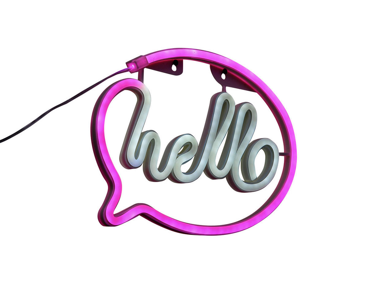 LED FALILÁMPA - áttetsző/fehér, Trend, műanyag (29,7/21/1,7cm) - Boxxx