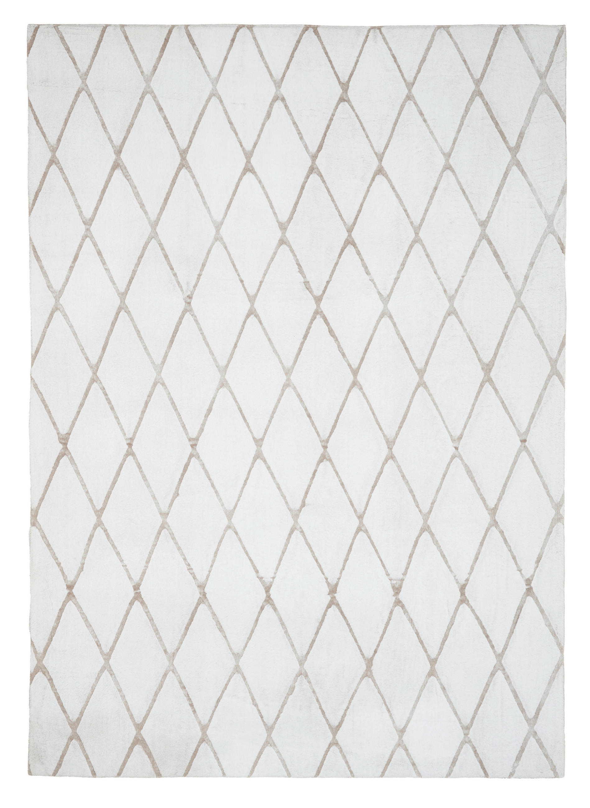 COVOR ȚESUT Diamond -BEST- - bej/nisipiu, Trend, textil (80/150cm) - Novel
