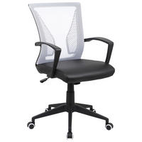 DREHSTUHL  in Schwarz, Weiß  - Schwarz/Weiß, KONVENTIONELL, Kunststoff/Metall (48/92/46cm)