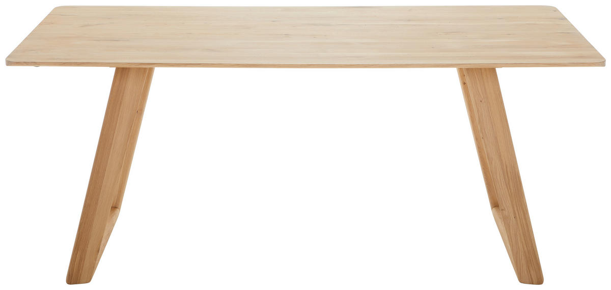 ESSTISCH Eiche vollmassiv rechteckig Eiche Bianco  - Eiche Bianco, KONVENTIONELL, Holz (160/90/75cm) - Linea Natura