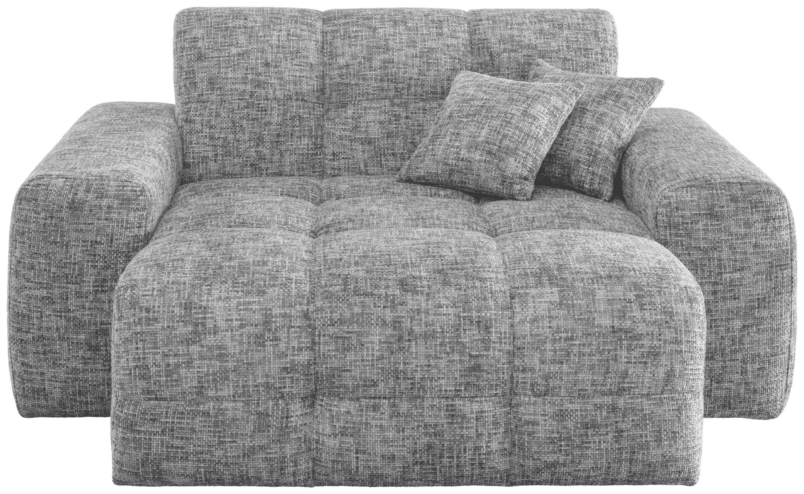XXL-SESSEL - Silberfarben, MODERN, Kunststoff/Textil (181/87/155cm) - Livetastic