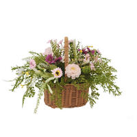 Buchet Din Flori Uscate - lila/galben, Lifestyle, plastic/metal (28cm)