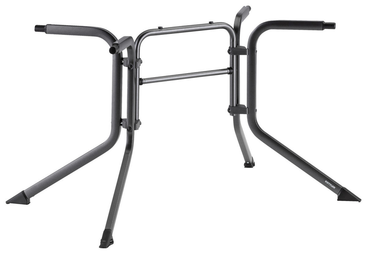 GARTENKLAPPTISCH 160/95/74 cm Metall, Kunststoff rechteckig  - Anthrazit, Basics, Kunststoff/Metall (160/95/74cm) - Kettler