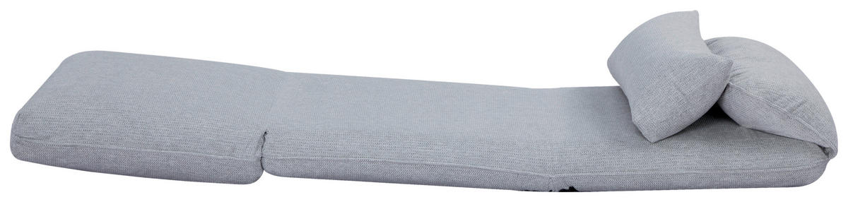 FOTELJA NA RAZVLAČENJE metal, tekstil  svijetlo siva   - svijetlo siva, Design, metal/tekstil (78/72/85cm) - Livetastic