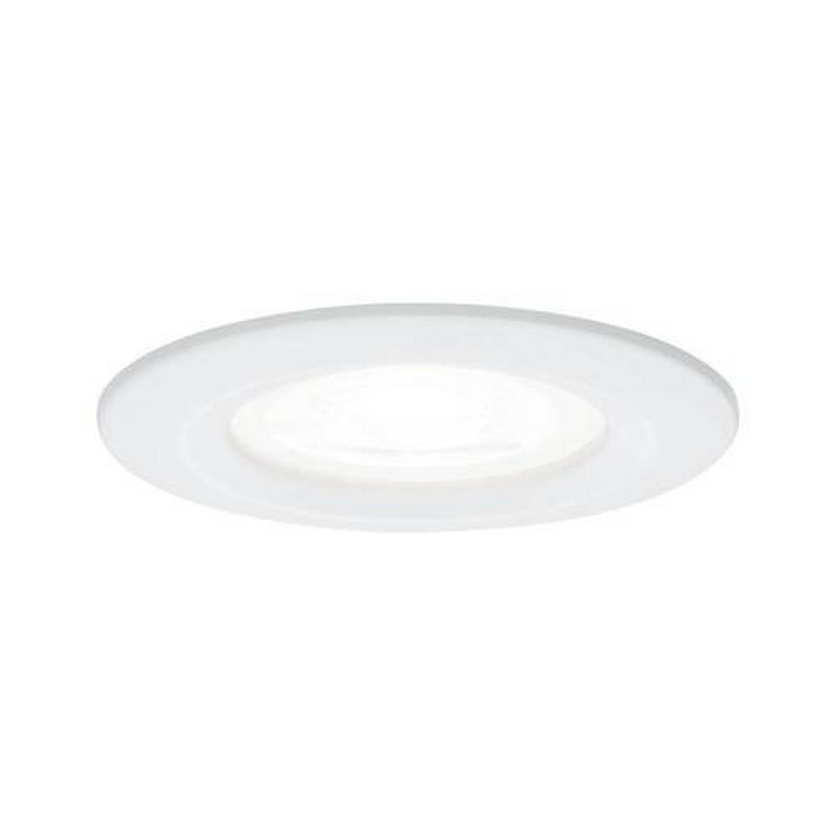 LED-DECKENLEUCHTE 7,8 cm  - Alufarben/Weiß, Design, Metall (7,8cm) - Paulmann