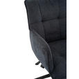 DREHSTUHL Webstoff Anthrazit, Schwarz - Anthrazit/Schwarz, Design, Kunststoff/Textil (57/84/92/64cm) - Novel