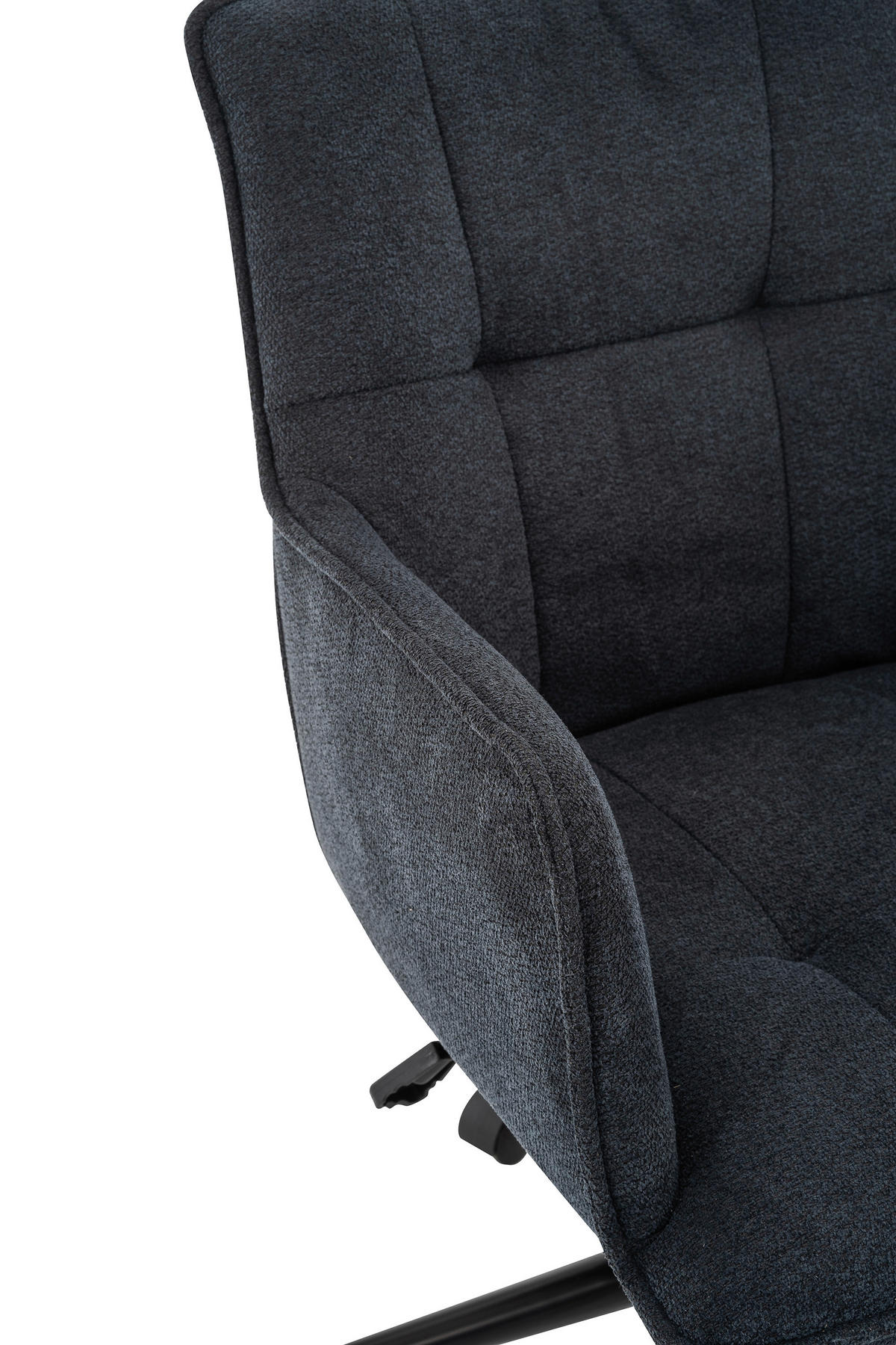 DREHSTUHL Webstoff Anthrazit, Schwarz  - Anthrazit/Schwarz, Design, Kunststoff/Textil (57/84/92/64cm) - Novel