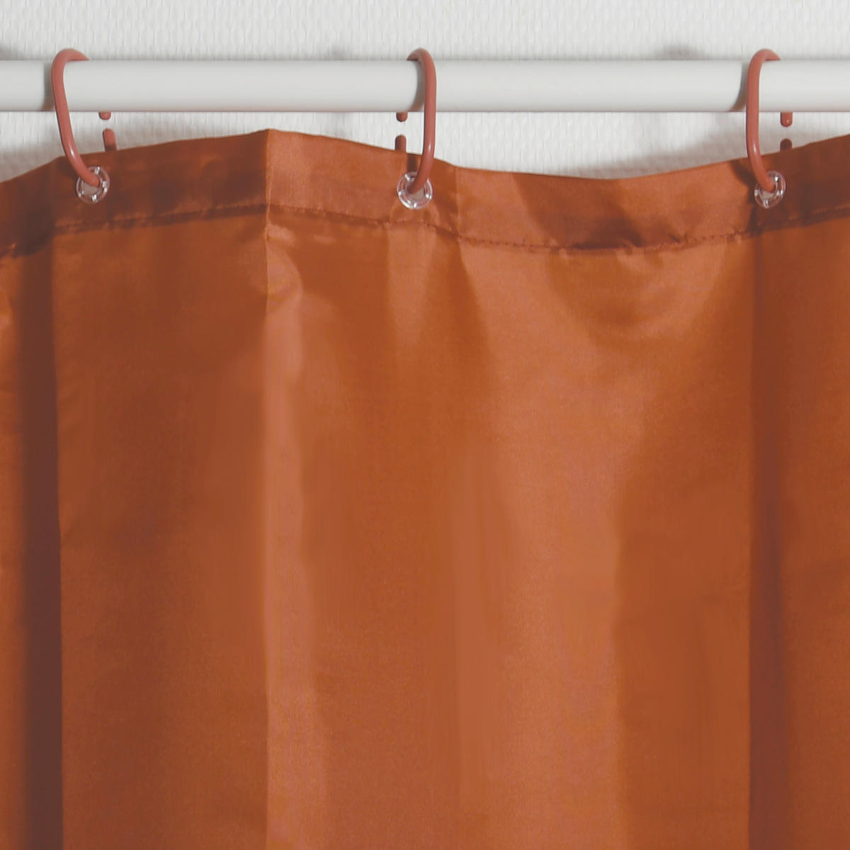 DUSCHVORHANG 180/200 cm  - Terracotta, Basics, Textil (180/200cm) - MSV