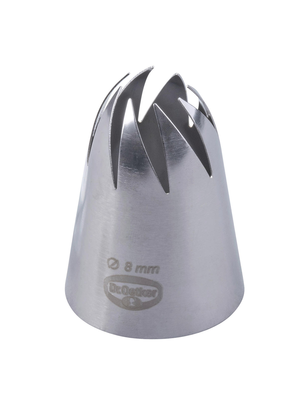 SPRITZTÜLLE - Silberfarben, Basics, Metall (0,6cm) - Dr.Oetker