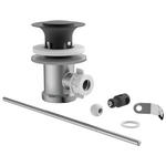 EXCENTERGARNITUR  - Chromfarben/Schwarz, Basics, Metall - Xora