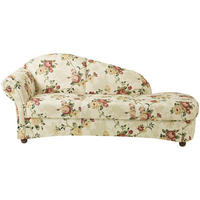 RÉCAMIERE Gelb, Rot, Beige Flachgewebe  - Gelb/Beige, Design, Holz/Textil (191/83/81cm) - Max Winzer