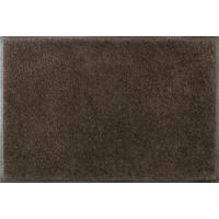 FUßMATTE 50/75 cm Espresso Brown  - Braun, KONVENTIONELL, Kunststoff/Textil (50/75cm) - wash+dry