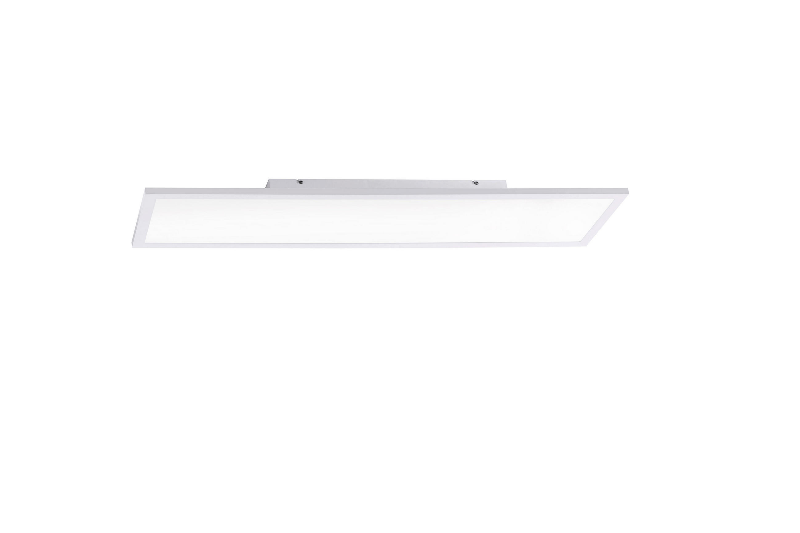 LED-DECKENLEUCHTE 100/25/5,6 cm    - Weiß, Design, Kunststoff/Metall (100/25/5,6cm)
