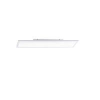 LED-DECKENLEUCHTE Lolasmart-Flat  Smart 100/25/5,6 cm   - Weiß, Design, Kunststoff/Metall (100/25/5,6cm)