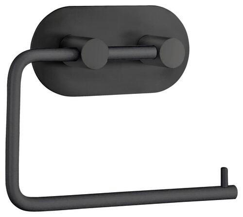 TOILETTENPAPIERHALTER - Schwarz, Metall (13,4/10,7/3cm)