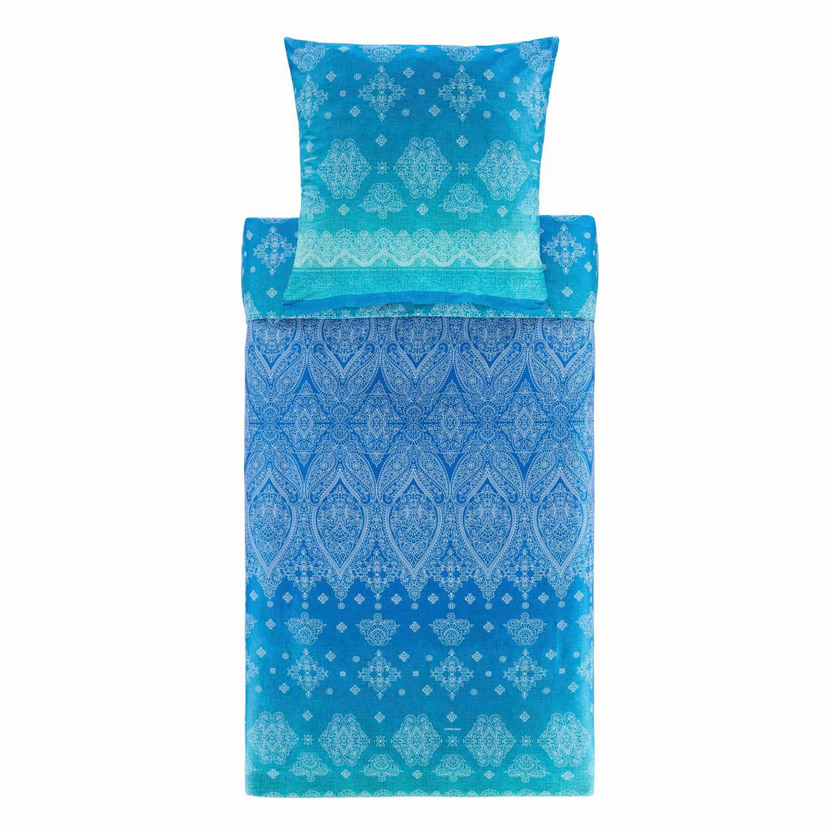 DUVETBEZUG Satin 200/210 cm  - Blau, Design, Textil (200/210cm) - Bassetti