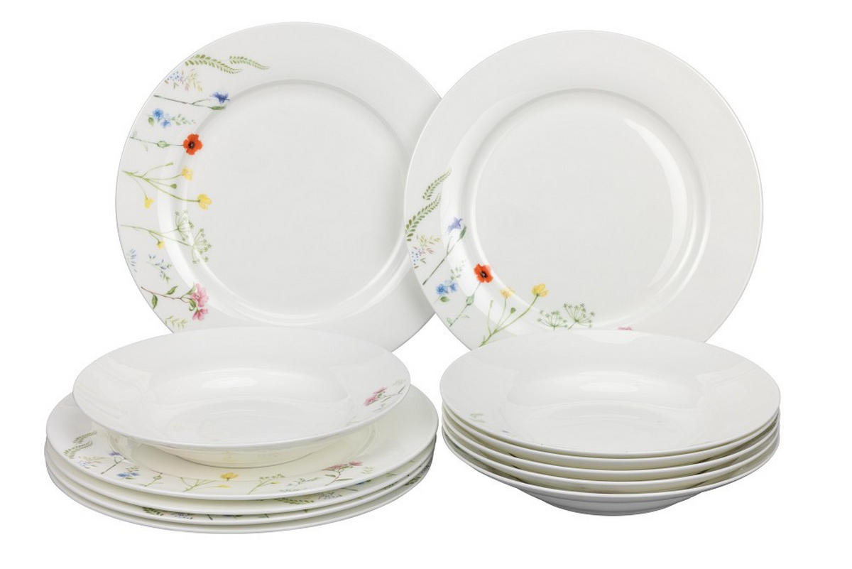 SERVICIU DE MASĂ 12 piese  - multicolor, Lifestyle, ceramică - Novel