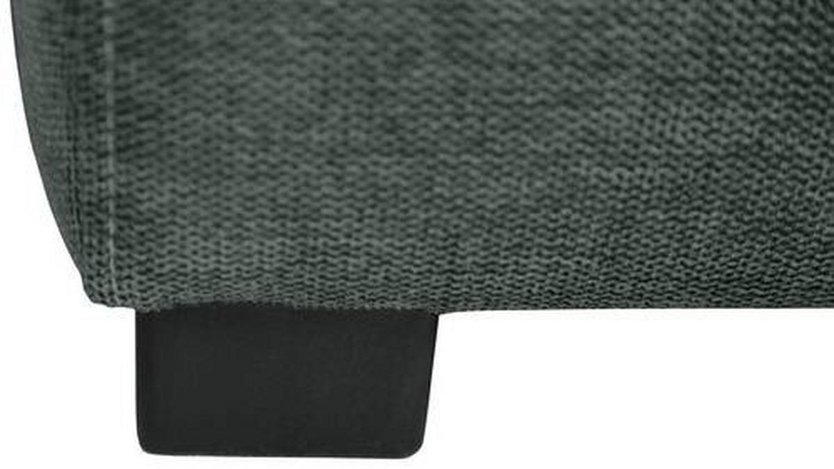 Wohnlandschaft inkl.Funktionen in Webstoff Anthrazit  173/276 cm  - Anthrazit/Schwarz, LIFESTYLE, Kunststoff/Textil (173/276cm) - Stylife